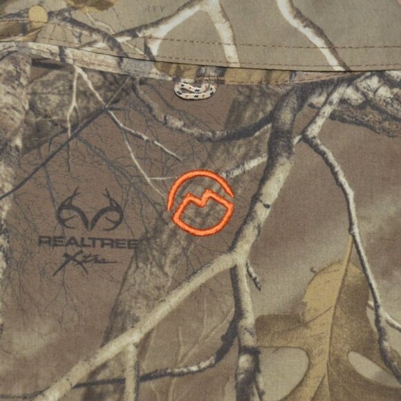 Mens XL Magellan Fish Gear Camo Shirt Vented Mag Wick Short Sleeve Hunting - Picture 6 of 10